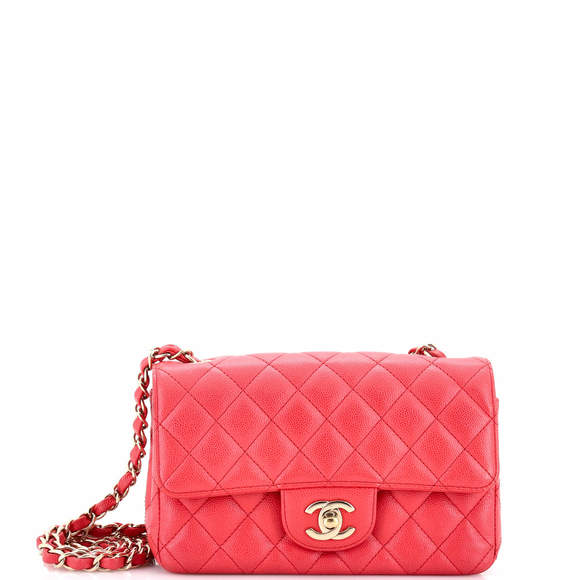 Chanel Mini Classic Single Flap Bag Quilted Caviar - Picture 1 of 7